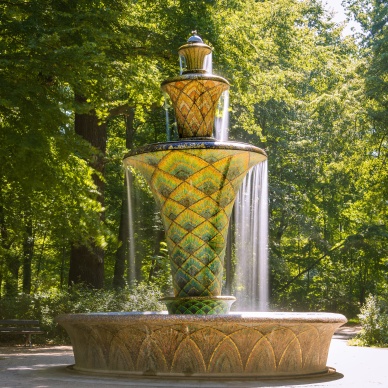 Mosaikbrunnen im Großen Garten Dresden